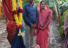 यशोगाथा/ जळकेच्या शेतकऱ्यातर्फे डीजेच्या तालावर केळी बागेची पूजा करून केली कापणी