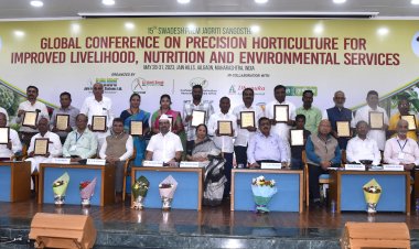 ‘२१ शेतकऱ्यांचा अमित उद्यान रत्न’ पुरस्काराने गौरव  : जळगावात राष्ट्रीय फलोत्पादन परिषदेचा समारोप