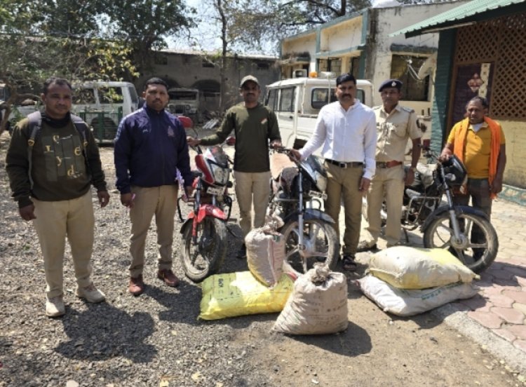 दीड लाखाचा मुद्देमाल जप्त : आरोपी पळून जाण्यात यशस्वी