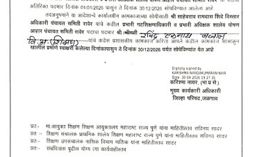 दणका : रावेरचे गट शिक्षणाधिकारी शिंदे अखेर दोन्ही पदावरून पायउतार : सक्तीच्या वसुलीचे प्रकरण भोवले : रवींद्र बखाल यांच्याकडे दोन्ही पदांचा पदभार
