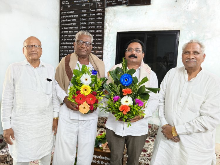 रावेर तालुका खरेदी-विक्री संघाच्या चेअरमनपदी नितीन पाटील बिनविरोध : व्हाईस चेअरमनपदी  पुरुषोत्तम पाटील